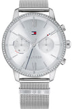 Tommy Hilfiger Blake Diamonds Silver Dial Silver Mesh Bracelet Watch for Women - 1782301 Authentic Buy Shop Now