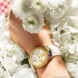 Guess Zena Analog White Dial White Rubber Strap Watch For Women - W1094L1 Authentic Buy Shop Now
