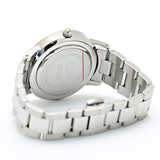 Daniel Wellington Iconic Link Black Dial Silver Steel Strap Watch For Women - DW00100342 Authentic Buy Shop Now
