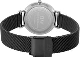 Daniel Wellington Petite Ashfield Black Dial Black Mesh Strap Watch For Women - DW00100246 Authentic Buy Shop Now