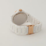 Fossil FB-01 Analog White Dial White Ceramic Strap Watch for Women - CE1107 Authentic Buy Shop Now