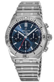 Breitling Chronomat B01 42mm Blue Dial Silver Steel Strap Watch for Men - AB0134101C1A1 Authentic Buy Shop Now