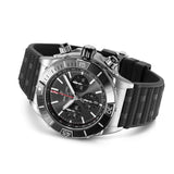 Breitling Super Chronomat B01 44 Black Dial Black Rubber Strap Watch for Men - AB0136251B2S1 Authentic Buy Shop Now