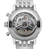 Breitling Navitimer B01 Chronograph 43 Black Dial Silver Steel Strap Watch for Men - AB0138211B1A1 Authentic Buy Shop Now