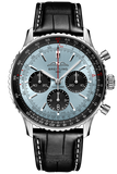 Breitling Navitimer B01 Chronograph 43 Blue Dial Black Leather Strap Watch for Men - AB0138241C1P1 Authentic Buy Shop Now