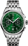 Breitling Premier B01 Chronograph 42 Green Dial Silver Steel Strap Watch for Men - AB0145371L1A1 Authentic Buy Shop Now