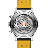 Breitling Top Time B01 Deus Black Dial Black Leather Strap Watch for Men - AB01765A1B1X1 Authentic Buy Shop Now