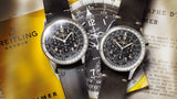 Breitling Navitimer Ref. 806 1959 Re-Edition Black Dial Brown Leather Strap Watch for Men - AB0910371B1X1 Authentic Buy Shop Now