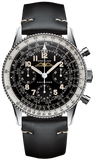 Breitling Navitimer Ref. 806 1959 Re-Edition Black Dial Brown Leather Strap Watch for Men - AB0910371B1X1 Authentic Buy Shop Now