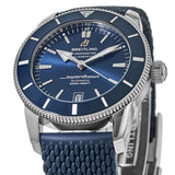 Breitling Superocean Heritage B20 Automatic 42 Blue Dial Blue Mesh Bracelet Watch for Men - AB2010161C1S1 Authentic Buy Shop Now