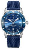Breitling Superocean Heritage B20 Automatic 46 Blue Dial Blue Mesh Bracelet Watch for Men - AB2020161C1S1 Authentic Buy Shop Now