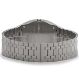 Gucci 25H Quartz Gold Dial Silver Steel Strap Watch for Men - YA163405 Authentic Buy Shop Now