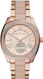 Michael Kors Bryn Rose Gold Dial Two Tone Steel Strap Watch for Women - MK6135 Authentic Buy Shop Now