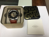 Fossil Flynn Automatic Black Dial Brown Leather Strap Watch for Men - BQ2270 Authentic Buy Shop Now