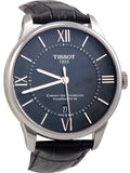 Tissot Chemin Des Tourelles Powermatic 80 Black Dial Black Leather Strap Watch For Men - T099.407.16.058.00 Authentic Buy Shop Now
