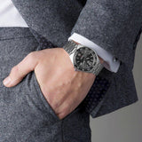 Tag Heuer Formula 1 Calibre 5 Chronograph Anthracite Dial Silver Steel Strap Watch for Men - WAZ2011.BA0842 Authentic Buy Shop Now