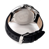 Tommy Hilfiger Luke Quartz Black Dial Black Leather Strap Watch for Men - 1791117 Authentic Buy Shop Now