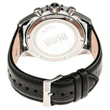 Hugo Boss Ikon Black Dial Black Leather Strap Watch for Men - 1513178 Authentic Buy Shop Now