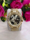 Michael Kors Bradshaw Stop Hunger Black Gold Dial Gold Steel Strap Watch for Women - MK6272 Authentic Buy Shop Now