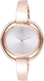Calvin Klein Impetuos Silver Dial Rose Gold Steel Strap Watch for Women - K4F2N616 Authentic Buy Shop Now