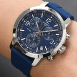 Tissot T Sport PRC 200 Chronograph Blue Rubber Strap Watch For Men - T114.417.17.047.00 Authentic Buy Shop Now