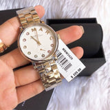Marc Jacobs Marc White Dial Silver Steel Strap Watch for Women - MBM3420 Authentic Buy Shop Now