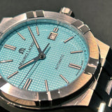 Maurice Lacroix Aikon Automatic Sky Blue Dial Silver Steel Strap Watch For Men - AI6008-SS00F-431-C Authentic Buy Shop Now