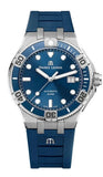 Maurice Lacroix Aikon Venturer Blue Dial Blue Rubber Strap Watch for Men - AI6058-SS001-430-1 Authentic Buy Shop Now
