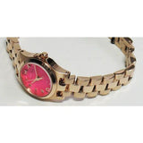 Marc Jacobs Henry Dinky Pink Dial Rose Gold Steel Strap Watch for Women - MBM3203 Authentic Buy Shop Now
