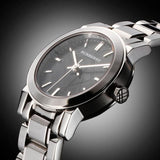 Burberry The City Black Dial Silver Steel Strap Watch for Women - BU9201 Authentic Buy Shop Now