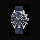 IWC Aquatimer Chronograph Blue Dial Blue Rubber Strap Watch for Men - IW376711 Authentic Buy Shop Now