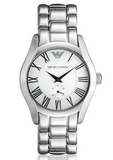 Emporio Armani Classic Quartz Silver Dial Silver Steel Strap Watch For Men - AR0647 Authentic Buy Shop Now