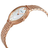 Emporio Armani Kappa Analog Mother of Pearl Dial Rose Gold Steel Strap Watch For Women - AR11006 Authentic Buy Shop Now