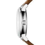 Emporio Armani Luigi Quartz Gray Dial Brown Leather Strap Watch For Men - AR11070 Authentic Buy Shop Now