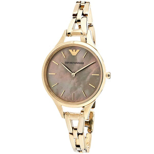 Emporio Armani Aurora Multitone Dial Gold Steel Strap Watch for Women - AR11140 Authentic Buy Shop Now