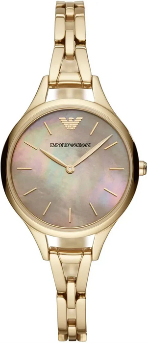 Emporio Armani Aurora Multitone Dial Gold Steel Strap Watch for Women - AR11140 Authentic Buy Shop Now