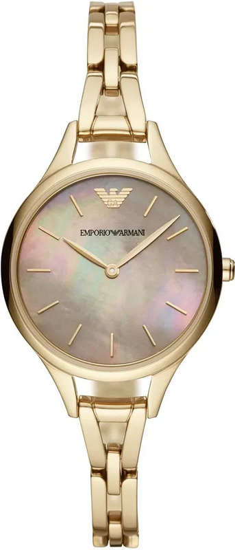Emporio Armani Aurora Multitone Dial Gold Steel Strap Watch for Women - AR11140 Authentic Buy Shop Now
