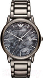 Emporio Armani Luigi Analog Grey Dial Grey Steel Strap Watch For Men - AR11155 Authentic Buy Shop Now