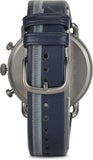 Emporio Armani Aviator Silver Dial Two Tone Leather Strap Watch for Men - AR11202 Authentic Buy Shop Now