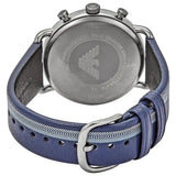 Emporio Armani Aviator Silver Dial Two Tone Leather Strap Watch for Men - AR11202 Authentic Buy Shop Now