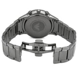 Emporio Armani Renato Chronograph Blue Dial Grey Steel Strap Watch For Men - A11215 Authentic Buy Shop Now