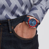 Emporio Armani Sigma Quartz Blue Dial Blue Silicone Strap Watch For Men - AR11217 Authentic Buy Shop Now