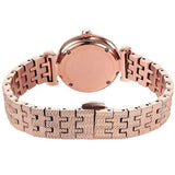 Emporio Armani Gianni T Bar Quartz Rose Gold Dial Rose Gold Steel Strap Watch For Women - AR11342 Authentic Buy Shop Now
