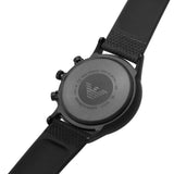 Emporio Armani Renato Chronograph Black Dial Black Nylon Strap Watch For Men - AR11457 Authentic Buy Shop Now
