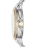 Emporio Armani Mia Quartz Mother of Pearl Dial Two Tone Steel Strap Watch For Women - AR11524 Authentic Buy Shop Now