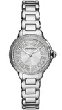 Emporio Armani Mia Three Crystals Silver Dial Silver Steel Strap Watch For Women - AR11632 Authentic Buy Shop Now
