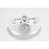Emporio Armani Chronograph Ceramic White Dial Watch For Women - AR1403 Authentic Buy Shop Now