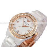 Emporio Armani Ceramica Mother of Pearl Dial White Ceramic Dial Watch For Women - AR1472 Authentic Buy Shop Now