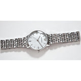 Emporio Armani Classic Quartz Mother of Pearl Dial Silver Steel Strap Watch For Women - AR1602 Authentic Buy Shop Now