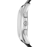 Emporio Armani Classic Chronograph Black Dial Black Leather Strap Watch for Men - AR1700 Authentic Buy Shop Now